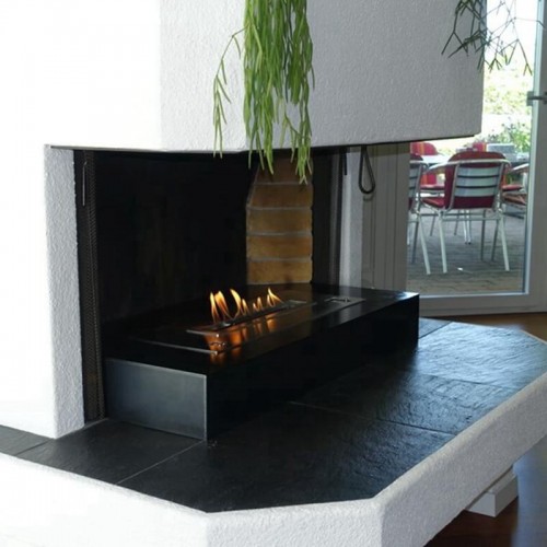 Ethanol fireplace with remote - Ethanol burner insert - Art Fireplace