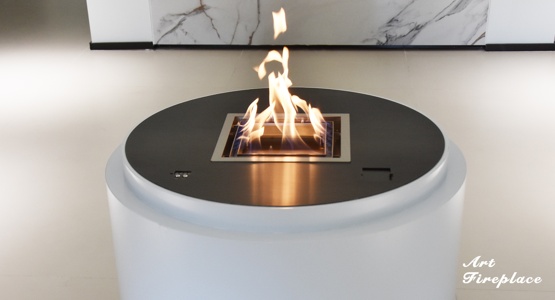 Round Ethanol Burner AR70-Art-fire