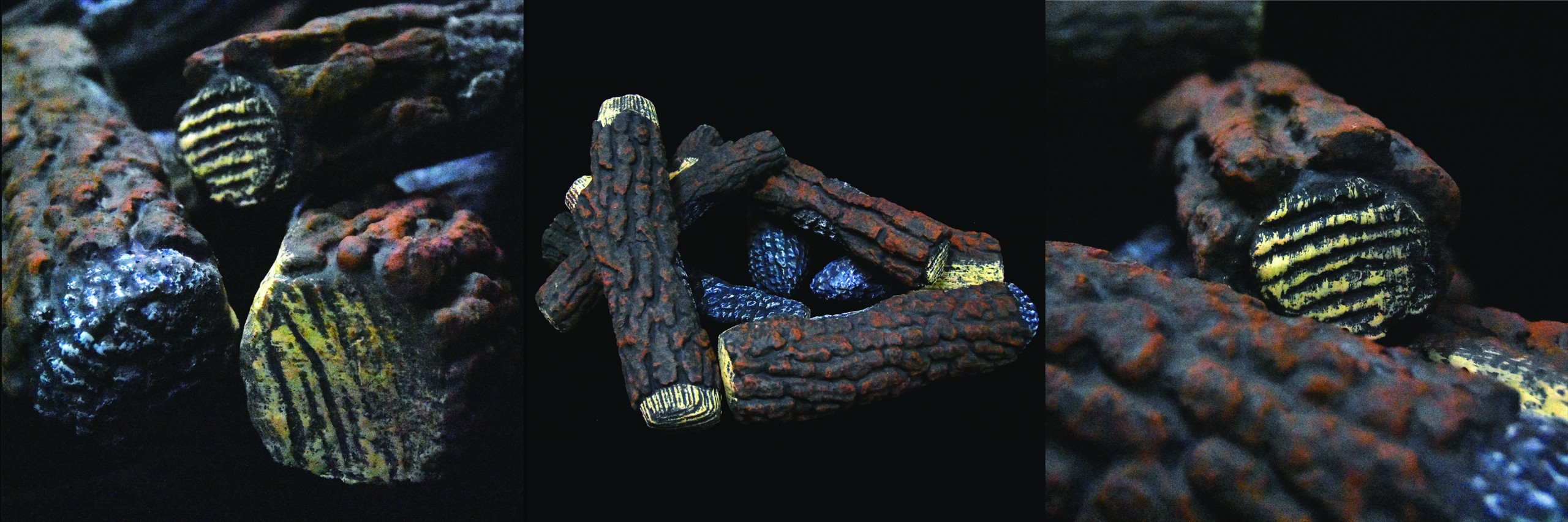 Simulation wood-Art-fire