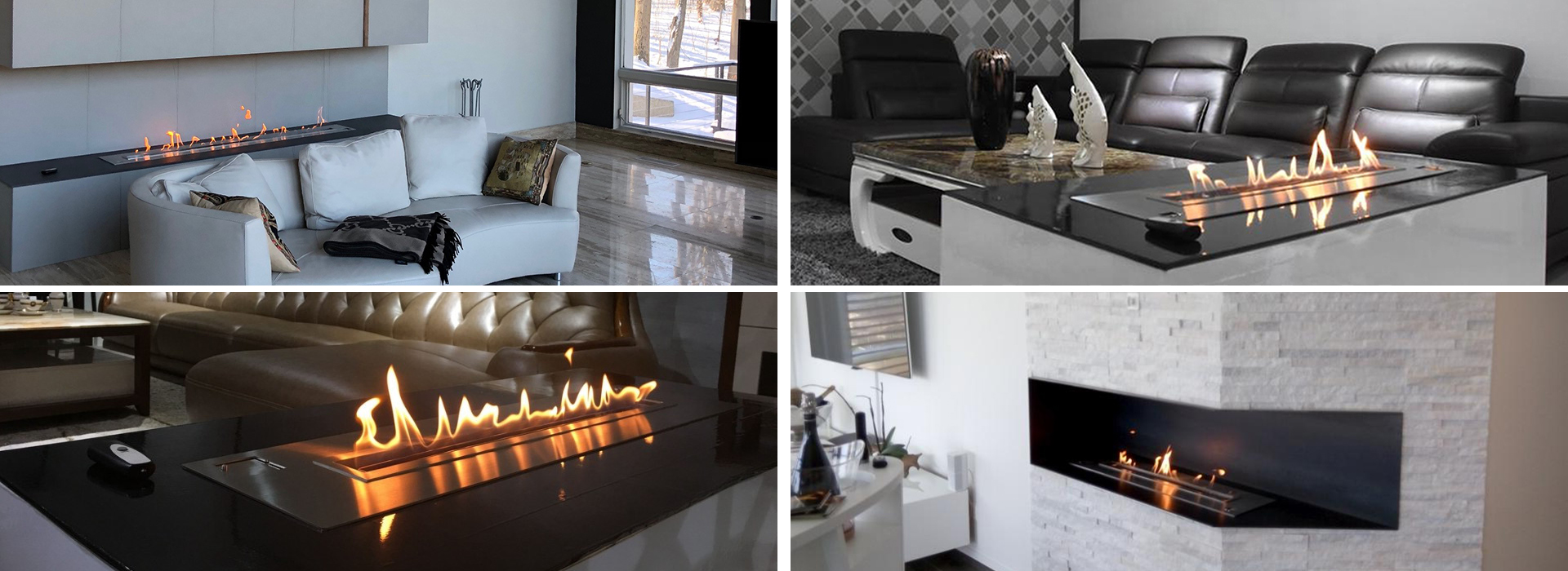 Living Room Ideas With Ethanol Fire-Art-fire