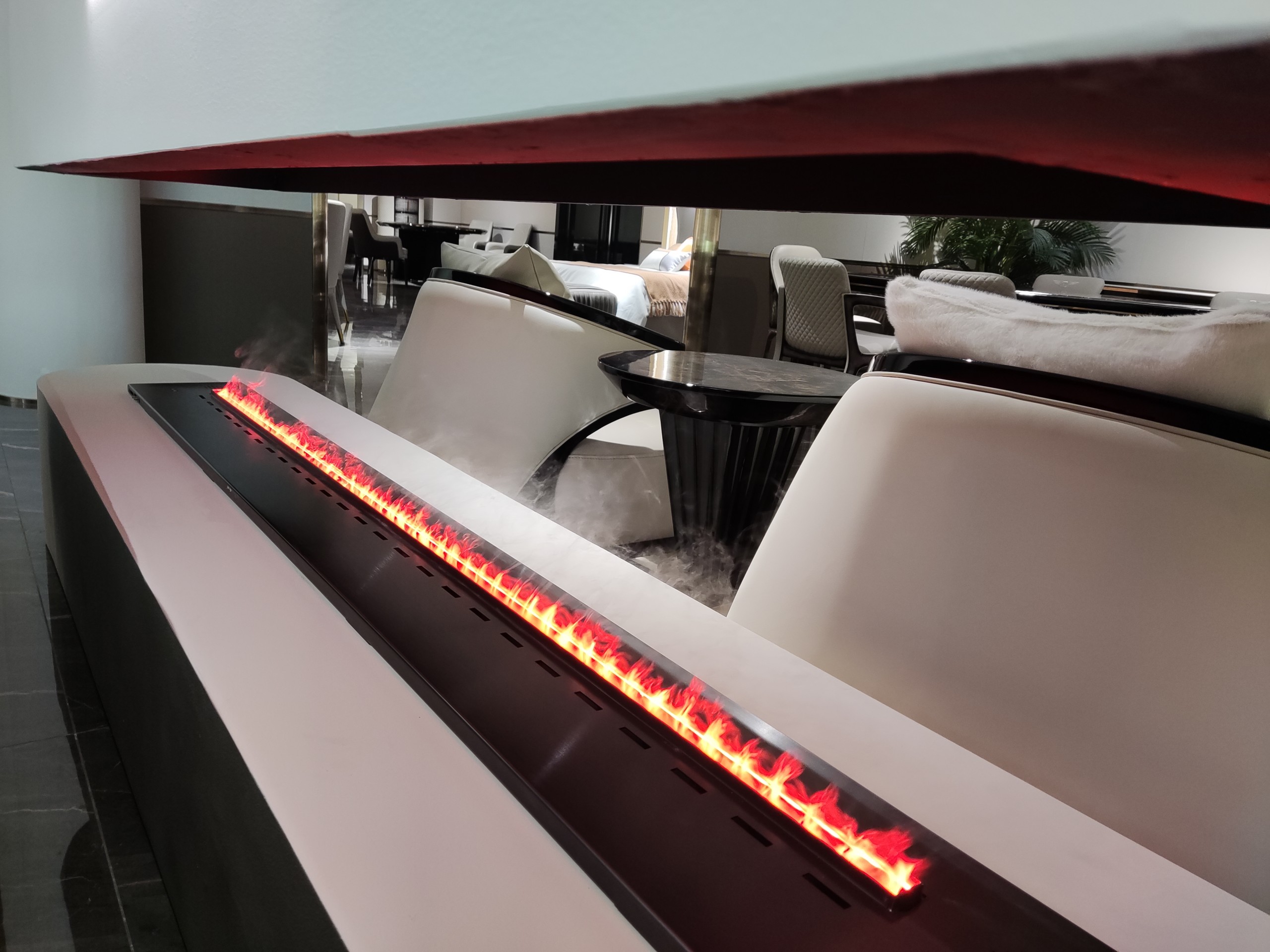 What is the most modern fireplace-Art-fire