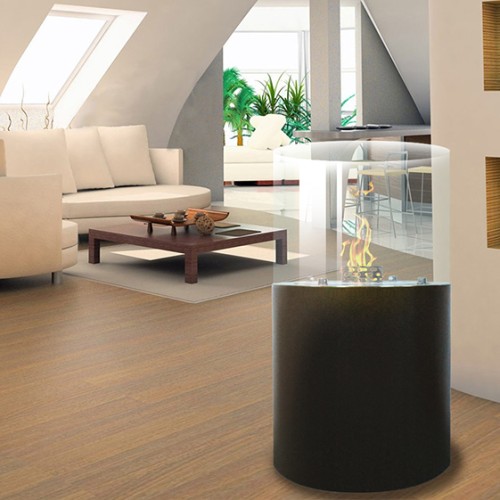 Real Flame Bio Ethanol Burners Insert indoor fireplace tall Round Fireplace Indoor and Outdoor Use