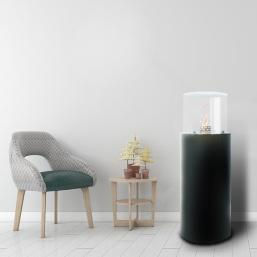 Real Flame Bio Ethanol Burners Insert indoor fireplace tall Round Fireplace Indoor and Outdoor Use