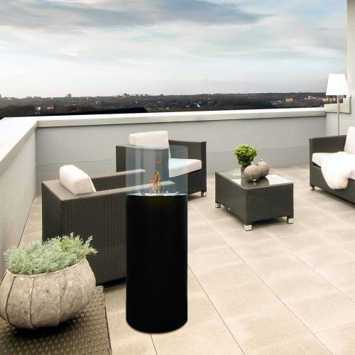 Real Flame Bio Ethanol Burners Insert indoor fireplace tall Round Fireplace Indoor and Outdoor Use