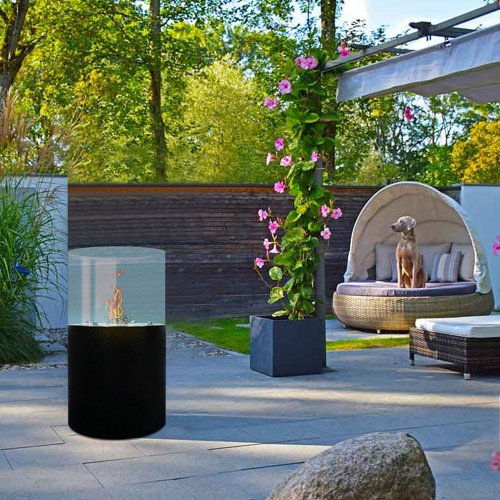 Real Flame Bio Ethanol Burners Insert indoor fireplace short Round Fireplace Indoor and Outdoor Use