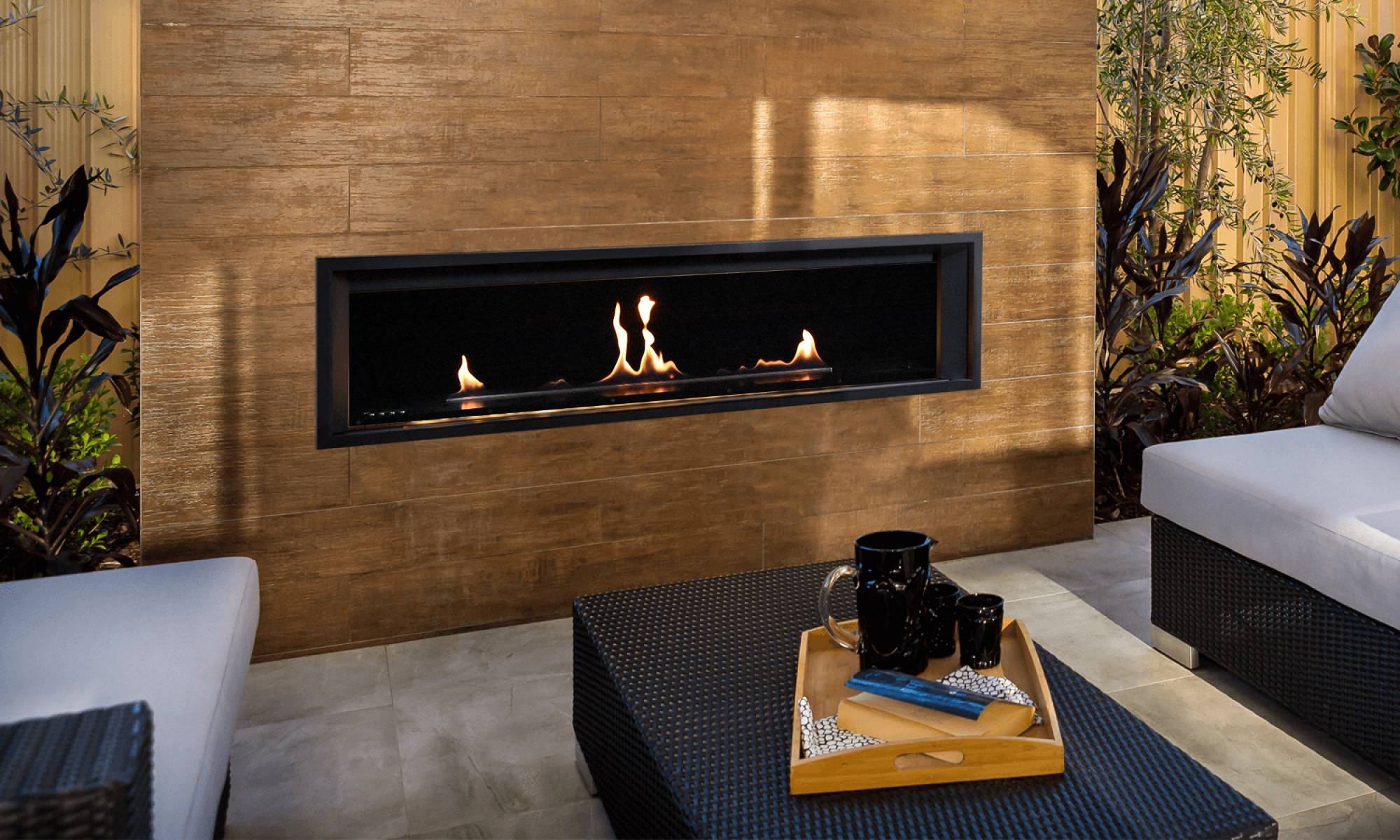Flame Regulated Ethanol Fireplace-Art-fire