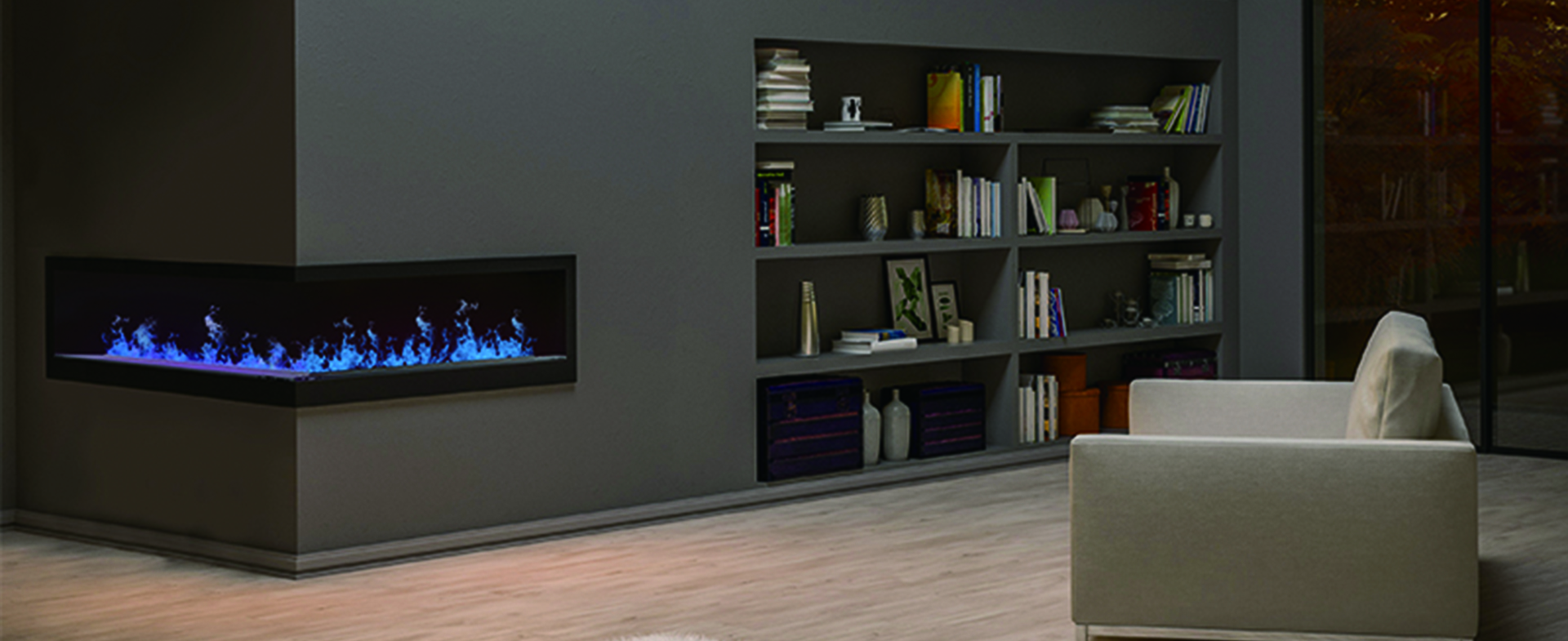 New technology that uses water to create the illusion of flames-Art-fire