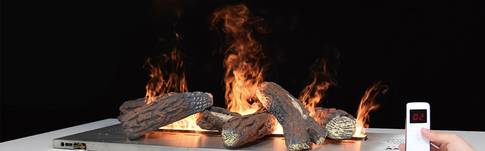 היתרונות של קמינים בקיטור מים תלת מימד-אמנות-אש