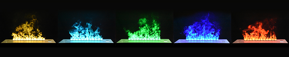 Modern Interior Designs Trendy With 3D Electric Water Vapor Fireplaces-Art-fire