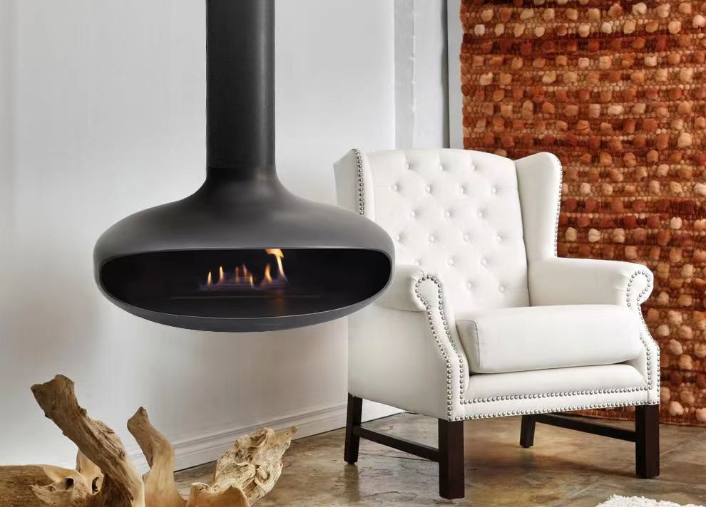 Special Designs With Ceiling Mounted Ethanol Fireplace-Art-fire