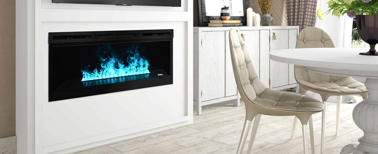 3D Opti myst fireplace adds an elegant and comfortable-Art-fire