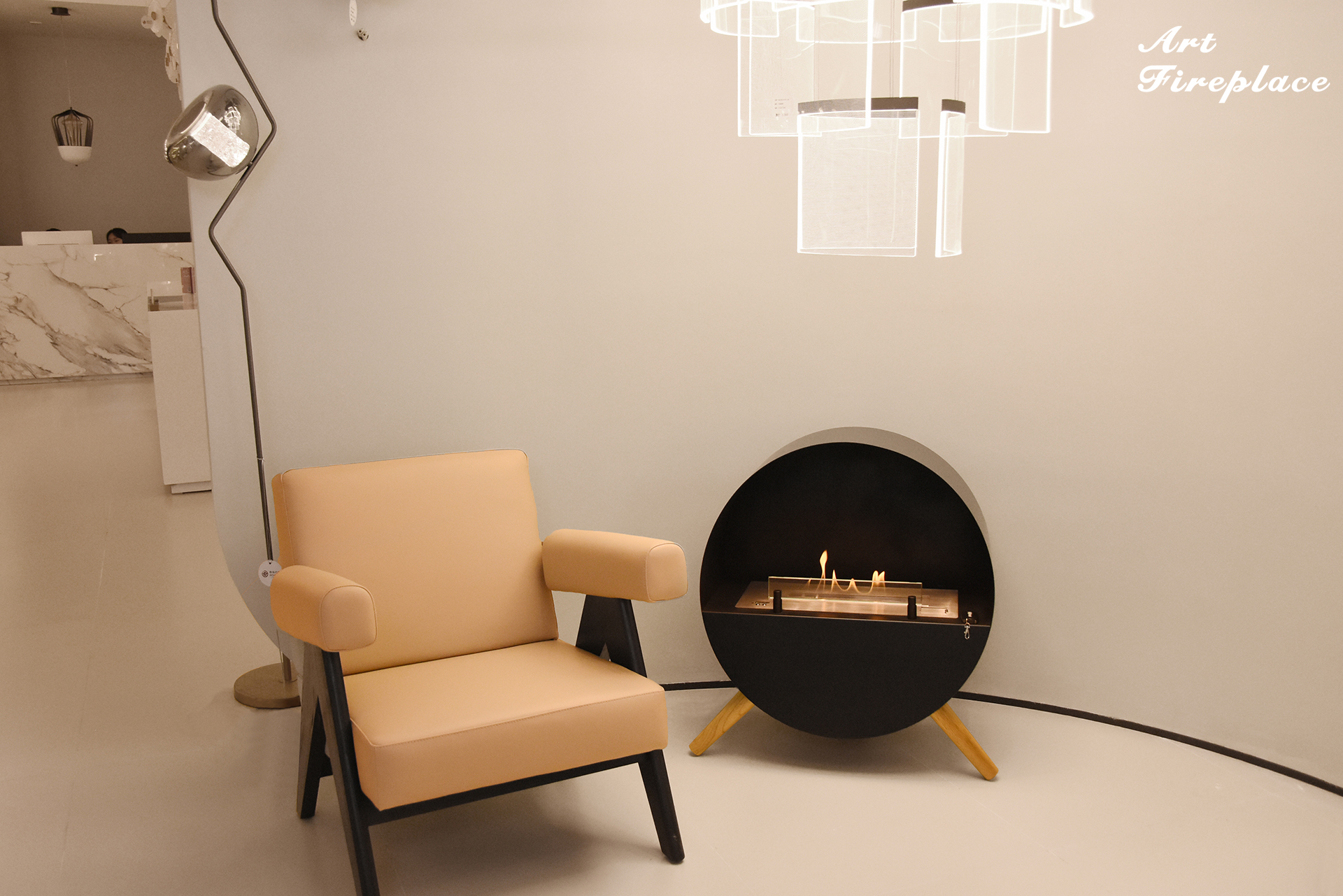 Portable Ethanol Fireplace-Art-fire