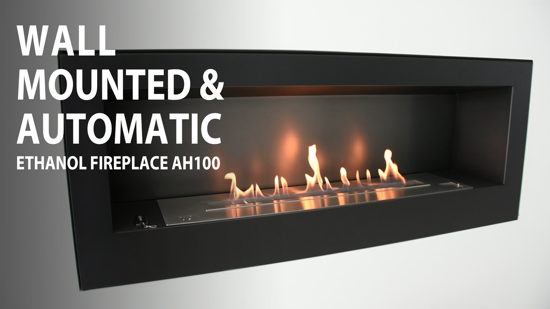 Wall Mounted Ethanol Fireplace AH100-Art-fire