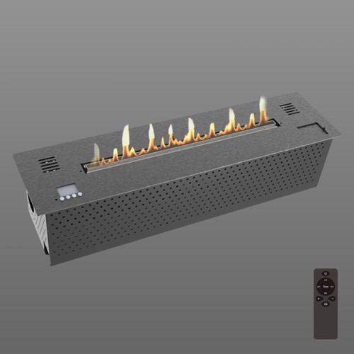 3 Stage Flame Adjustable Ethanol Fireplace AF90 With Remote