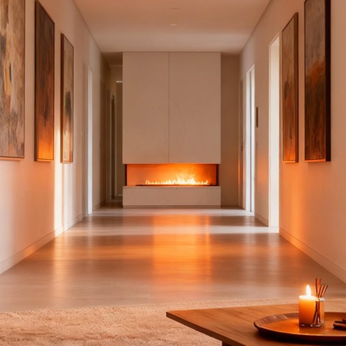 Ethanol Burner AF150: Remote-Controlled & Flame Adjustable 