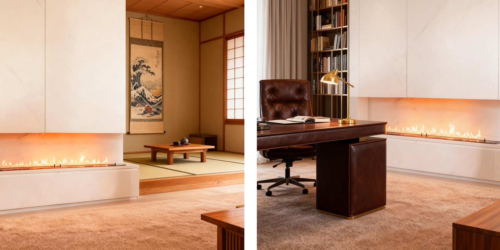 Remote Controlled Flame Ethanol Burner AF180-Art-fire