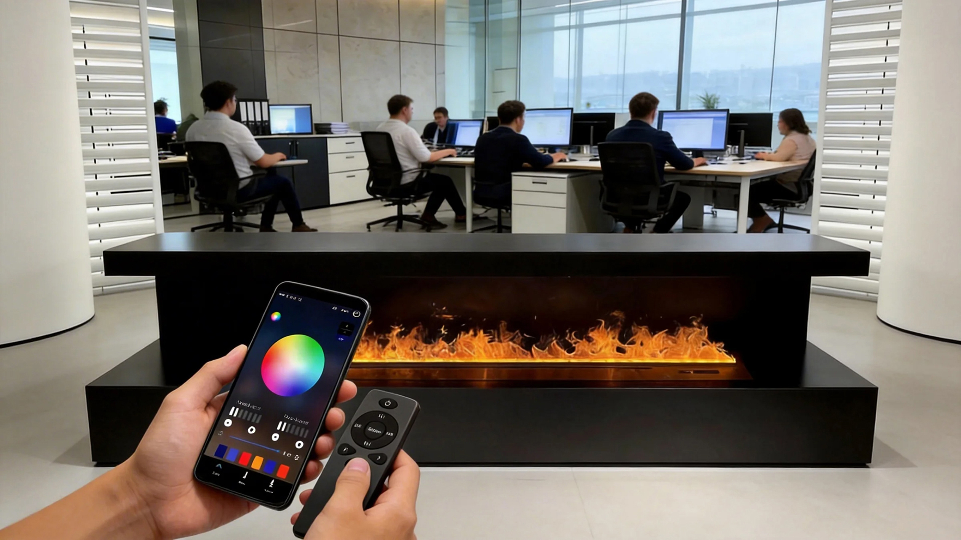 Add Warm And Elegance To Your Modern Urban Designs With Art Fireplace-Art-fire