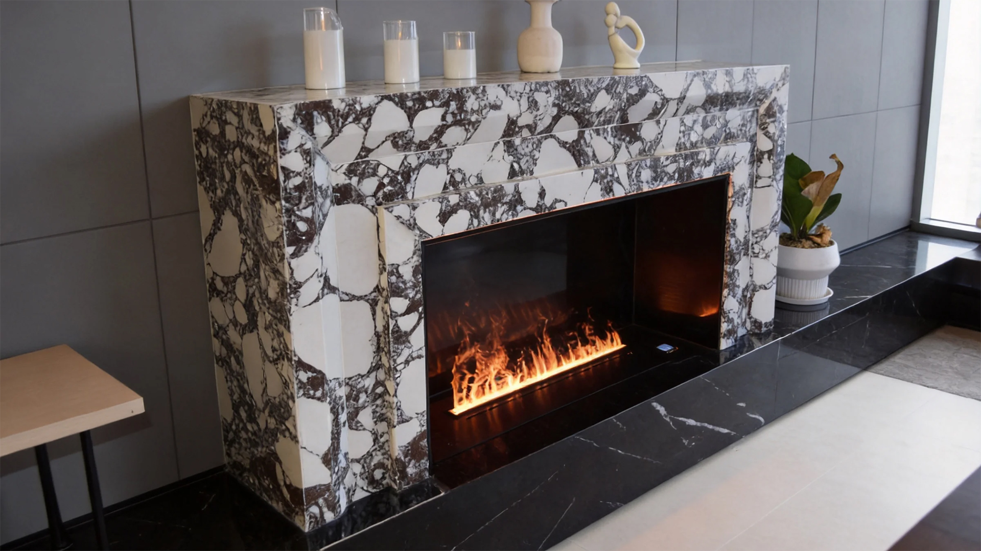 Chimney-Free 3D Water Steam Fireplace: A Home Upgrade Marvel-Art-fire