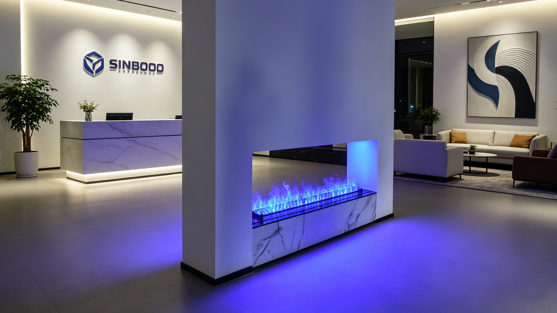 Chimney-Free 3D Water Steam Fireplace: A Home Upgrade Marvel-Art-fire