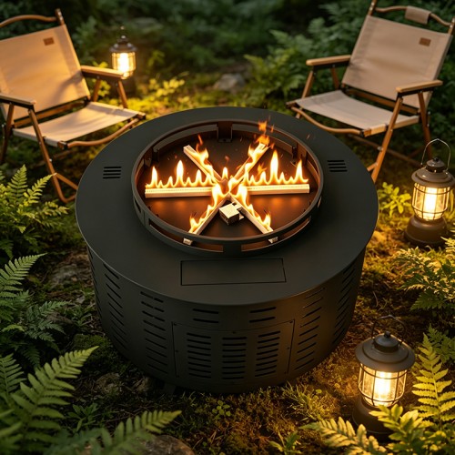 MFR650 Ethanol Fireplaces | 6-Level Flame Control, Smokeless & Indoor/Outdoor Safe