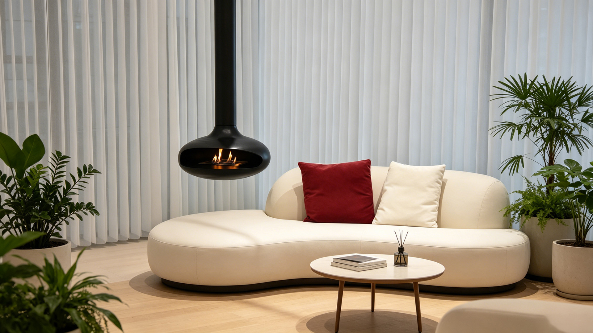 Ventless Manual Ethanol Fireplace-Art-fire
