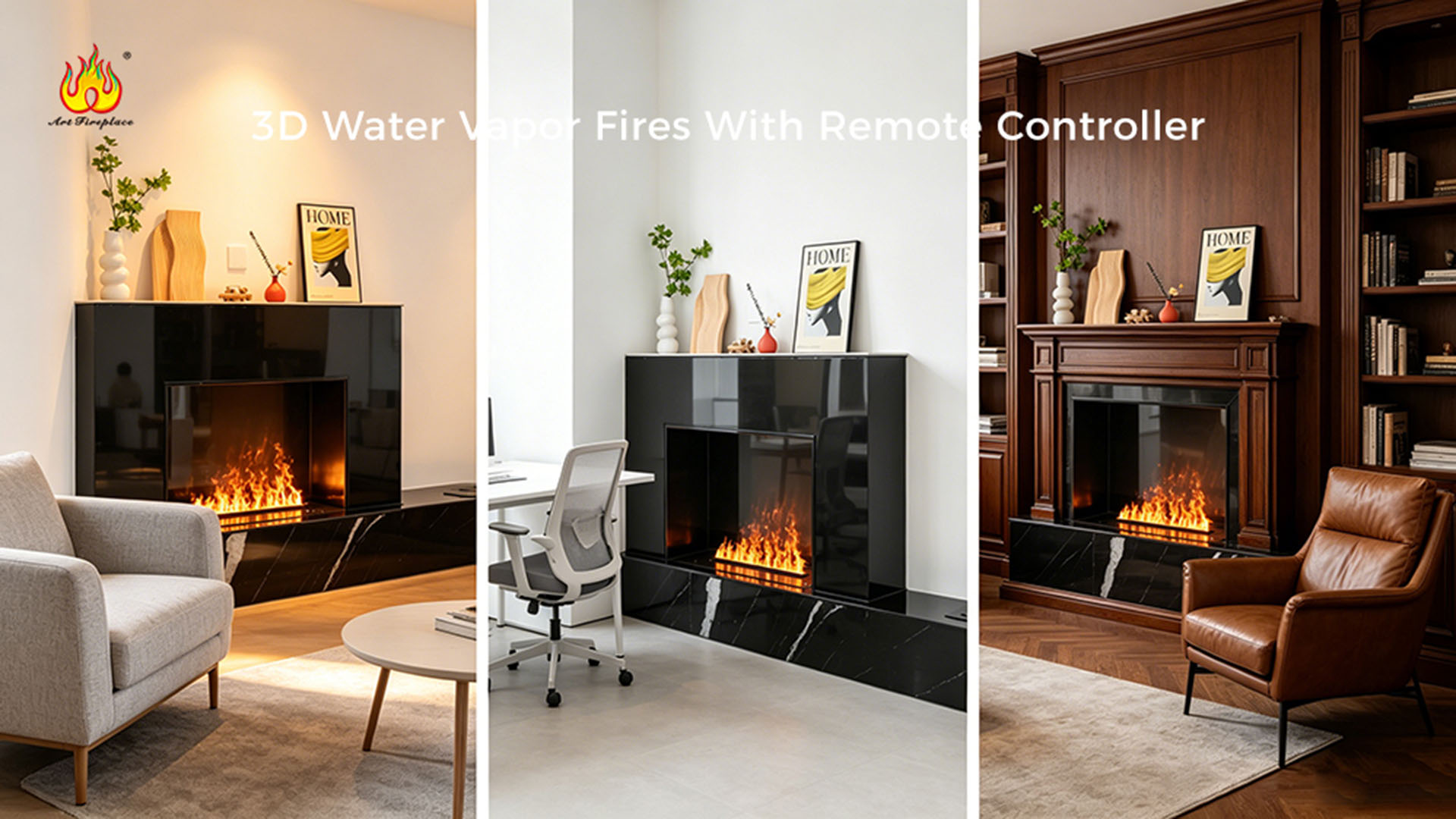 How Custom Size Color Changing decoration water fireplaces Boost European Hotel Interior Value-Art-fire