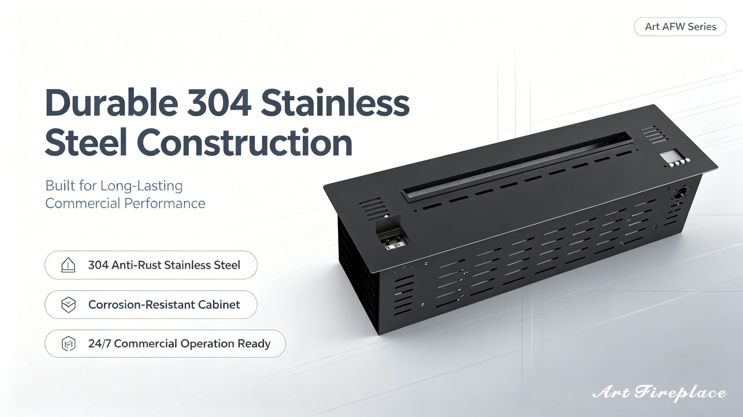 Low Maintenance 3d electric fireplaces: Reduce After-Sales Work for Contractors-Art-fire