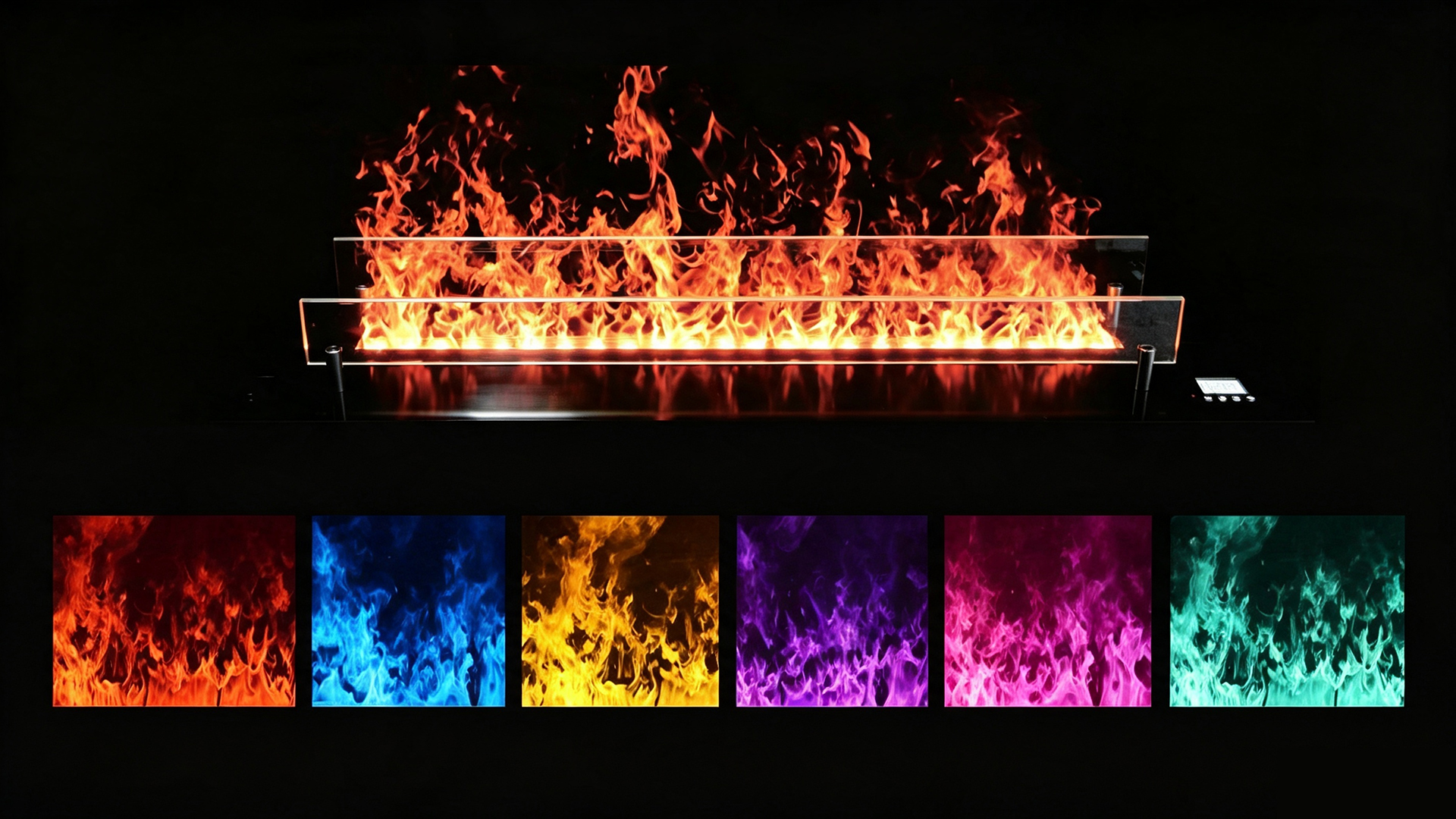 How to Optimize Steam Flames for Lifelike Fireplace Combustion Visuals-Art-fire