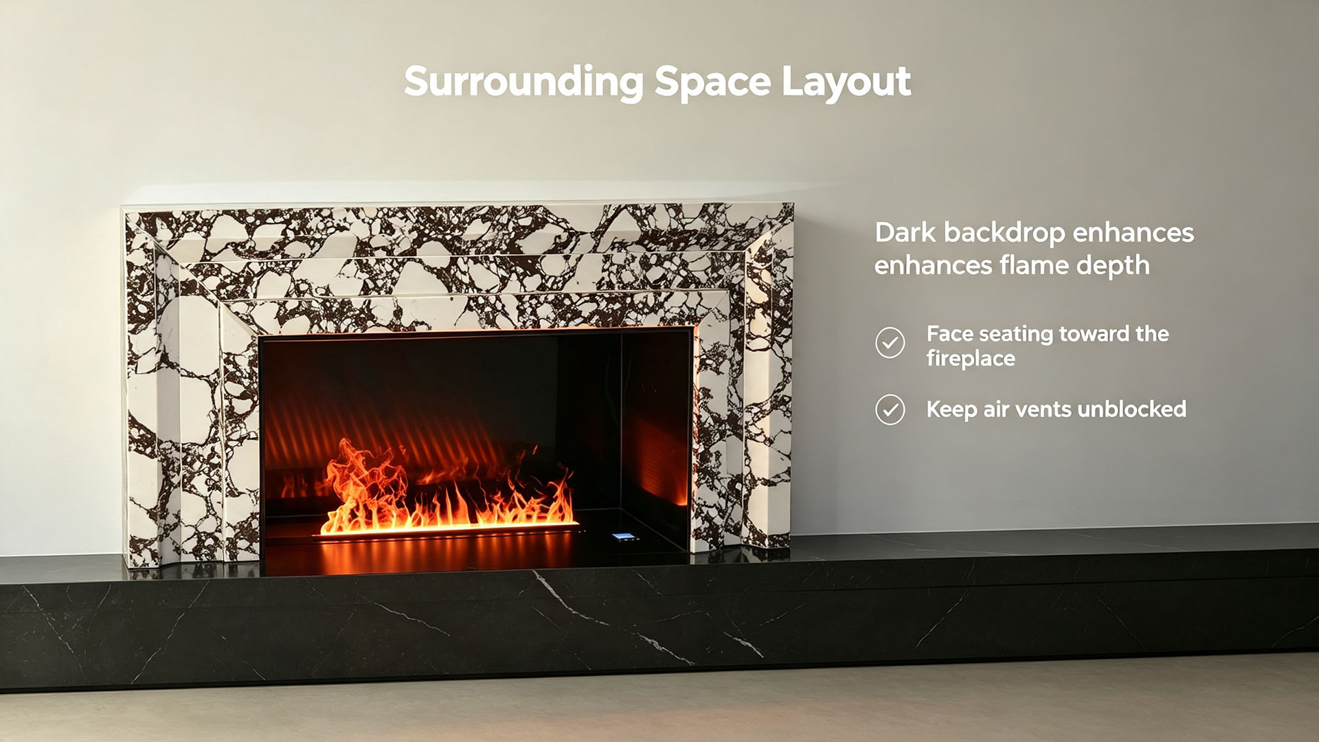 How to Optimize Steam Flames for Lifelike Fireplace Combustion Visuals-Art-fire